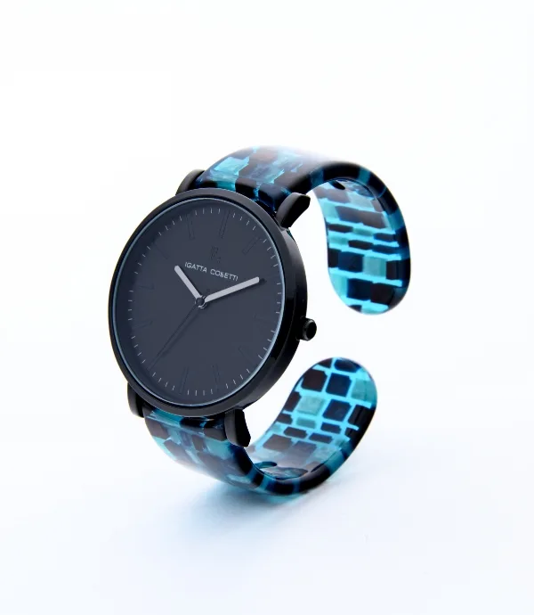 バングルウォッチ40［ステンドブルー］ - IGATTA COLLETTI