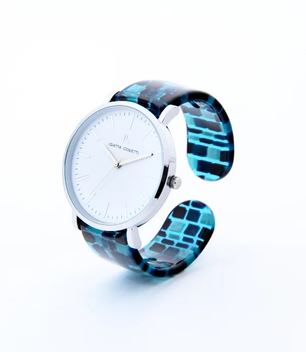 バングルウォッチ40［ステンドブルー］ - IGATTA COLLETTI